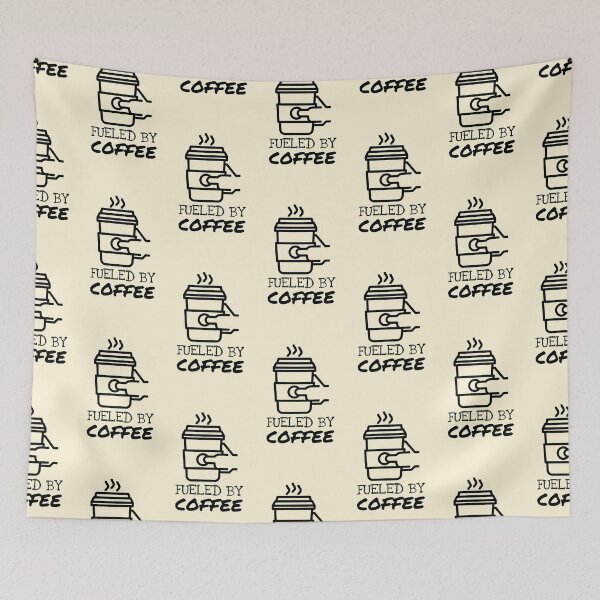 Item preview, Fueled By Coffee Saying To Go Hand Held designed and sold by Telle Garcia.