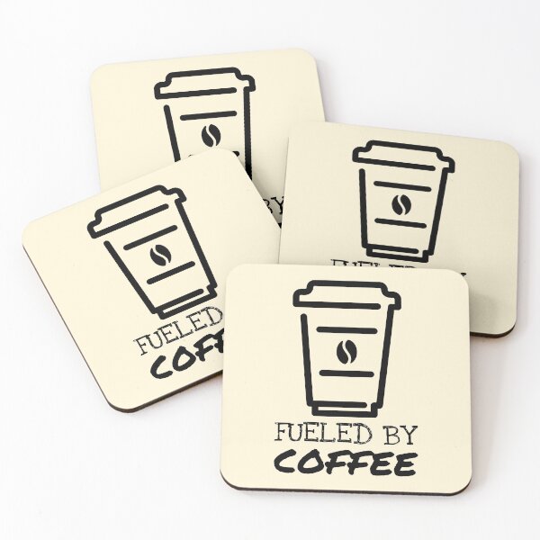 Item preview, Fueled By Coffee Saying To Go Caffeine designed and sold by Telle Garcia.