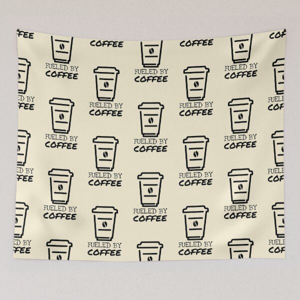 Item preview, Fueled By Coffee Saying To Go Caffeine designed and sold by Telle Garcia.
