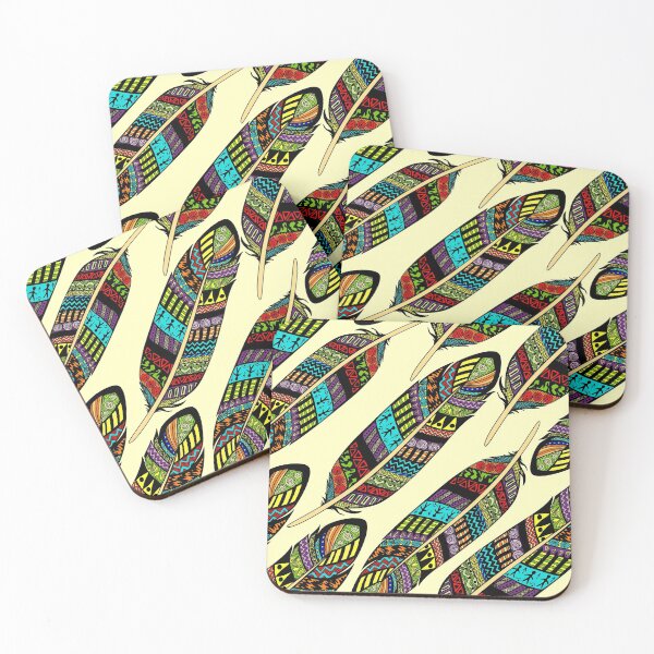 Item preview, Tribal Boho Indian Feathers designed and sold by Vector Scout Lab.