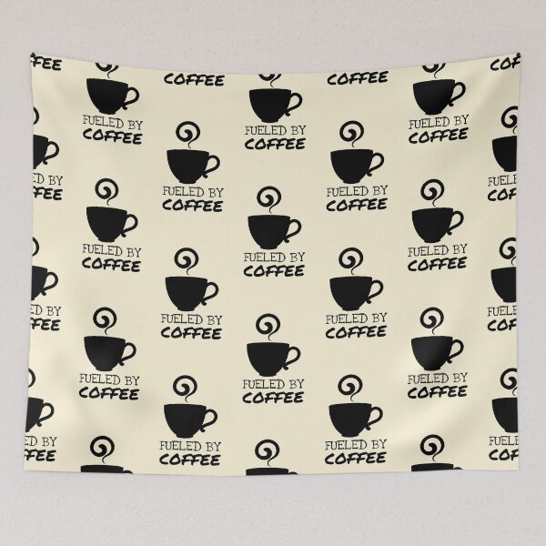Item preview, Fueled By Coffee Saying Cute Warm Cup designed and sold by Telle Garcia.