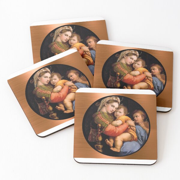 Aperçu de l'œuvre Madonna della seggiola - Raphael créée et vendue par Prepress.