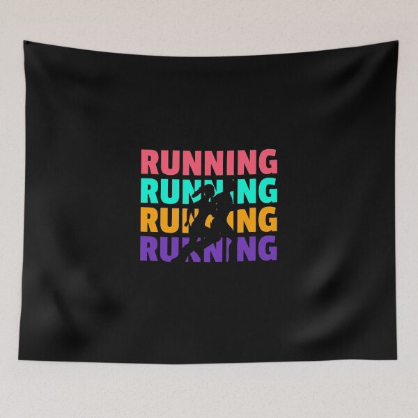 Item preview, Running Colorful Neon Design, Athletic, Reusable designed and sold by Lizzie May.