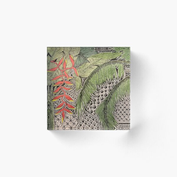 Bali Inspiration Acrylic Block