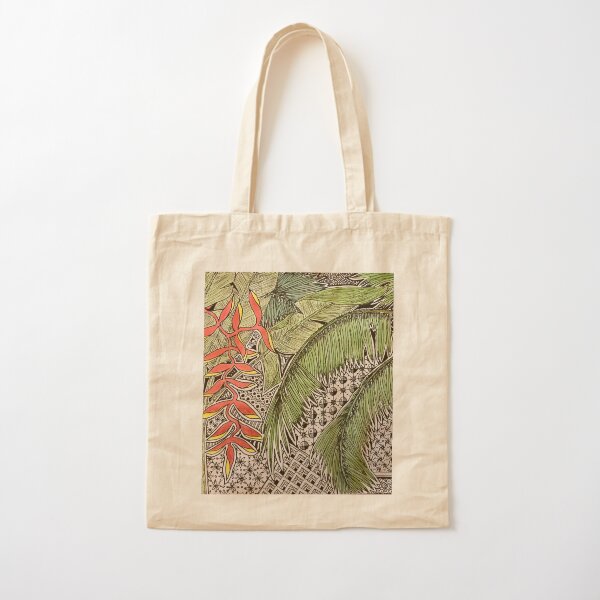 Bali Inspiration Cotton Tote Bag