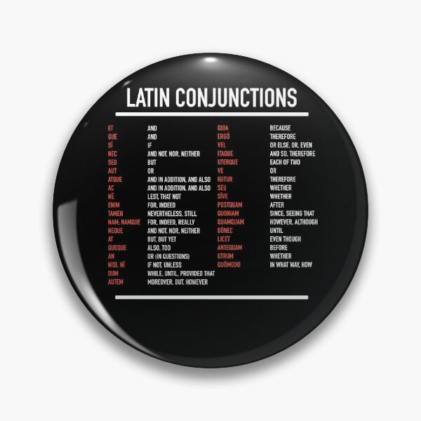 Item preview, Latin Conjunctions designed and sold by HiddenVerb.