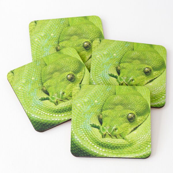 Item preview, Green Tree Python Coiled Up designed and sold by richardbryce.