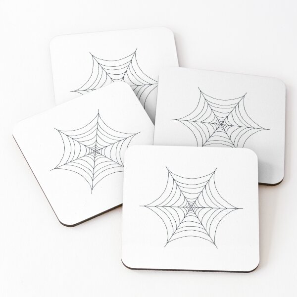 Download Spider Web Coasters Redbubble