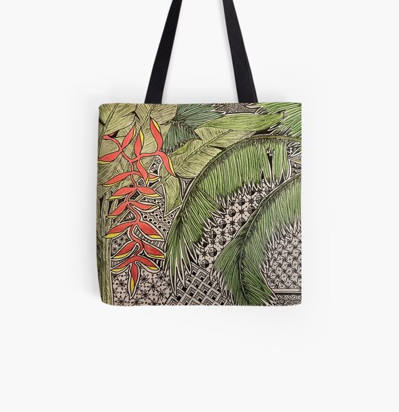 Bali Inspiration All Over Print Tote Bag