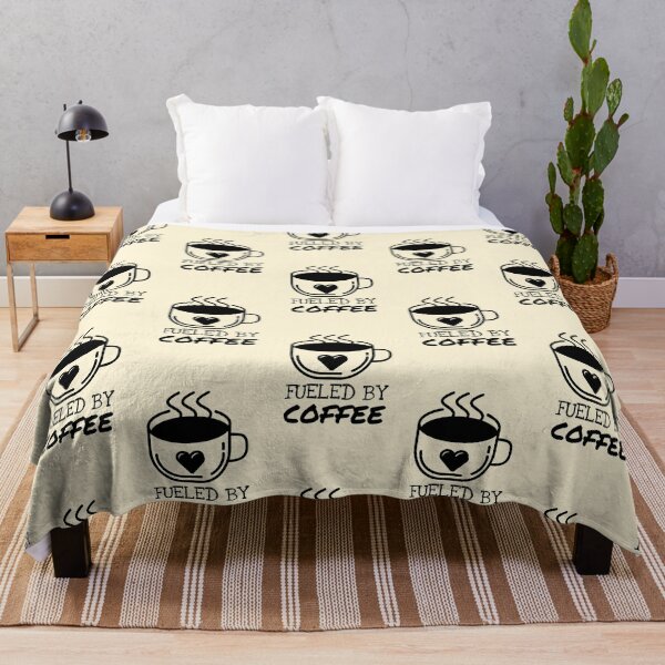 Item preview, Fueled By Coffee Saying Heart Warm Cup designed and sold by Telle Garcia.