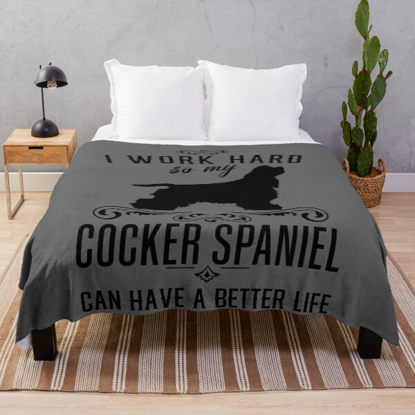 Item preview, I work hard, so my Cocker Spaniel can have a better live, funny dog design designed and sold by HEJAshirts.