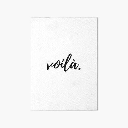 Voila Custom Calligraphy Text Stock Illustration - Download Image