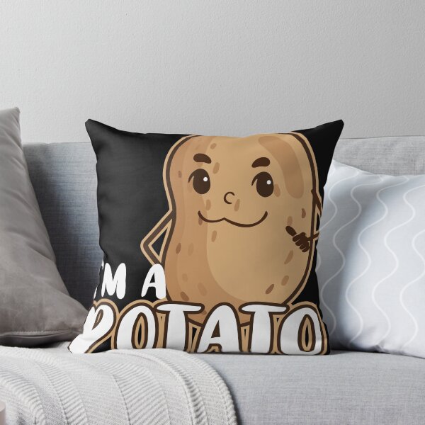 Item preview, I Am A Potato design, French Fry design, Potato gift graphic designed and sold by Lisbob.