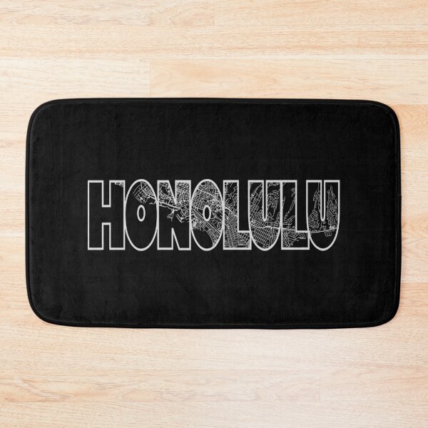 Item preview, Honolulu Hawaii Street Map designed and sold by thestreetslocal.