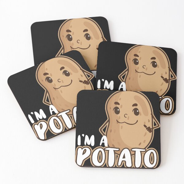 Item preview, I Am A Potato design, French Fry design, Potato gift graphic designed and sold by Lisbob.