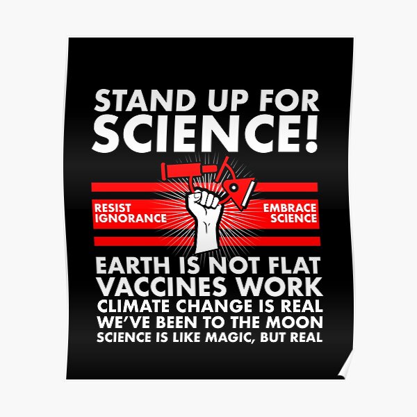 Stand Up For Science Poster