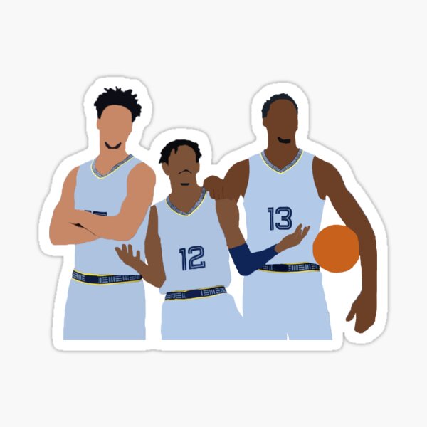 Jaren Jackson Jr Basketball Paper Poster Grizzlies 5 - Jaren Jackson Jr -  Sticker