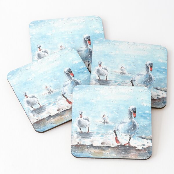 Item preview, Swans On The March designed and sold by Goodaboom.