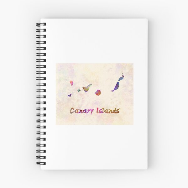 Item preview, Canary Islands watercolor map designed and sold by paulrommer.