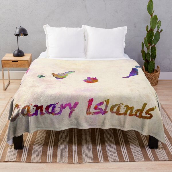 Item preview, Canary Islands watercolor map designed and sold by paulrommer.