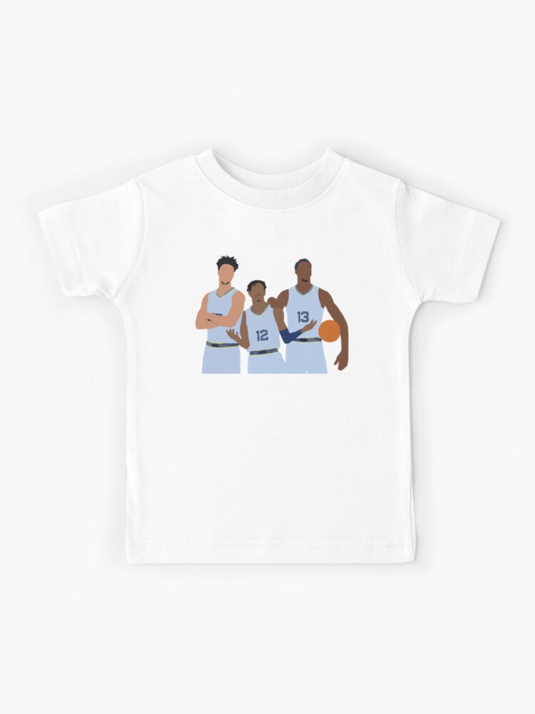 Grizzlies Young Core Ja Morant, Jaren Jackson Jr, Brandon Clarke Kids T- Shirt for Sale by Clozelle