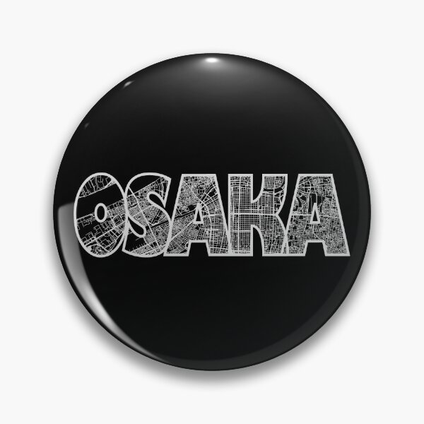Item preview, Osaka Japan Street Map designed and sold by thestreetslocal.