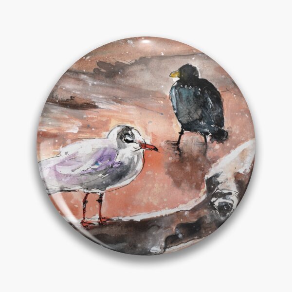 Item preview, Birds On Lake Constance In Winter designed and sold by Goodaboom.