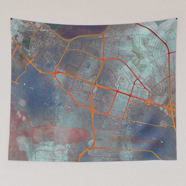 Item preview, Reykjavik Iceland Street Map Urban designed and sold by IvonDesign.