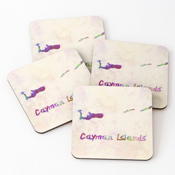 Item preview, Cayman Islands watercolor map designed and sold by paulrommer.