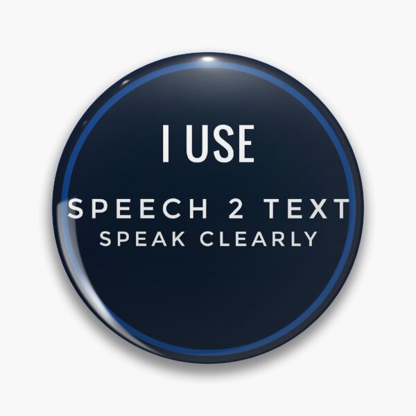 Item preview,  I Use Speech 2 Text Speak Clearly Design  for  AI Transcription Application Users All Disabilities by Jenny Meehan  designed and sold by Jenny Meehan Art Prints and Patterns  .