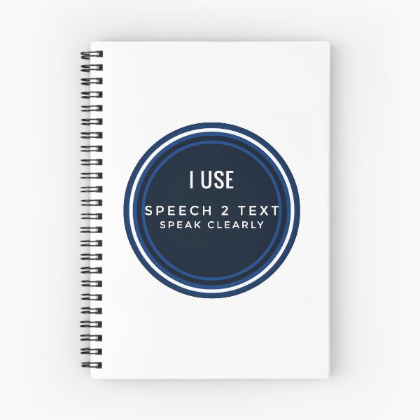 Item preview,  I Use Speech 2 Text Speak Clearly Design  for  AI Transcription Application Users All Disabilities by Jenny Meehan  designed and sold by Jenny Meehan Art Prints and Patterns  .
