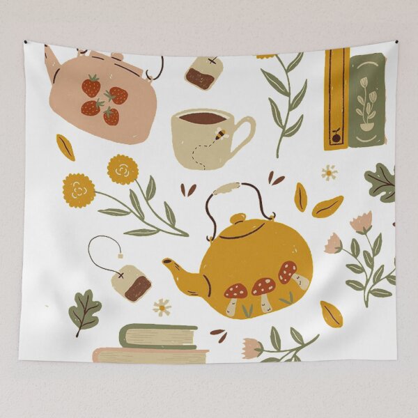 Item preview, Books & Tea & Flowers designed and sold by fudgecream.