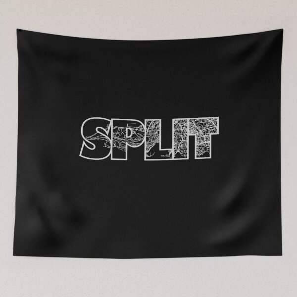 Item preview, Split, Croatia Street Map designed and sold by thestreetslocal.