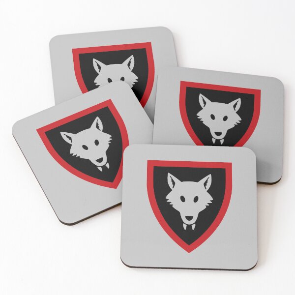 Item preview, Castle Wolfpack Shield Emblem designed and sold by Highonbricks.