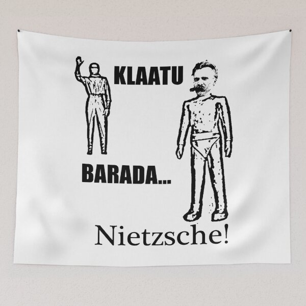 Item preview, Klaatu, Barada... NIETZSCHE! designed and sold by Merry Blacksmith.