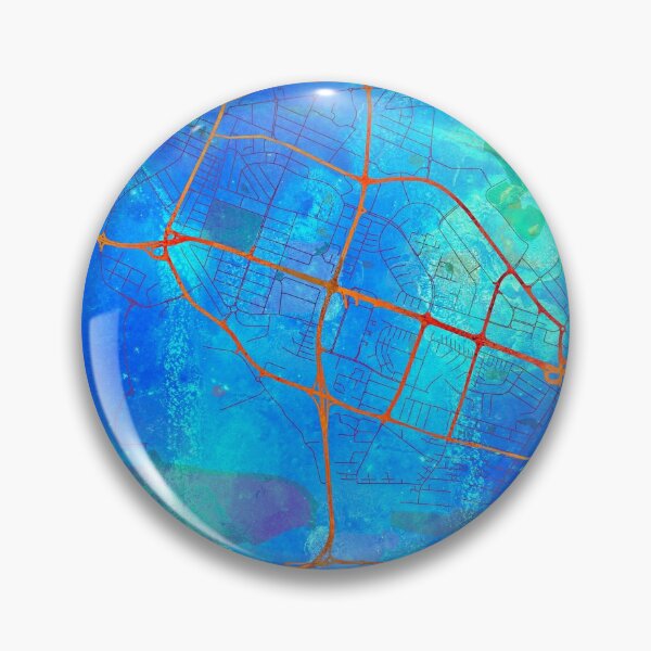 Item preview, Reykjavik Iceland Street Map Blue Lagoon designed and sold by IvonDesign.