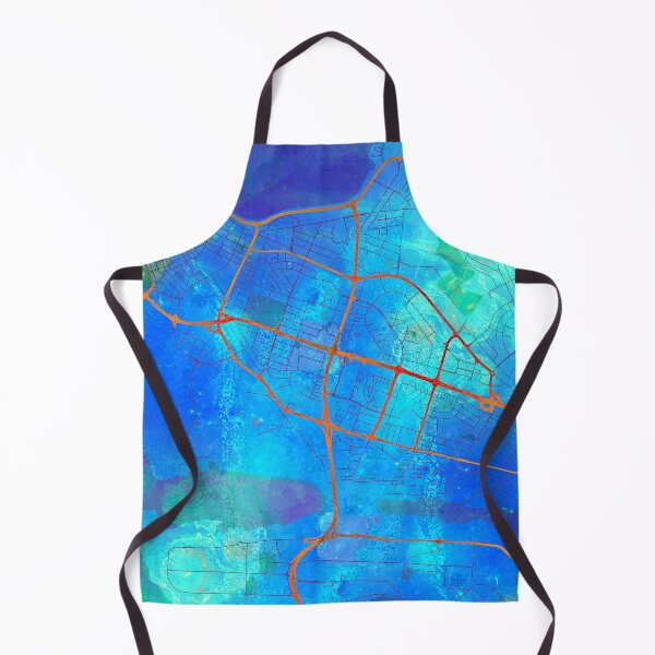 Item preview, Reykjavik Iceland Street Map Blue Lagoon designed and sold by IvonDesign.