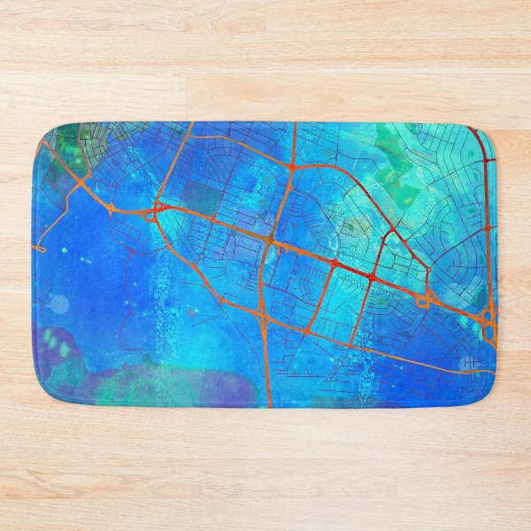 Item preview, Reykjavik Iceland Street Map Blue Lagoon designed and sold by IvonDesign.