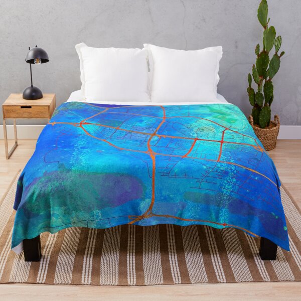 Item preview, Reykjavik Iceland Street Map Blue Lagoon designed and sold by IvonDesign.