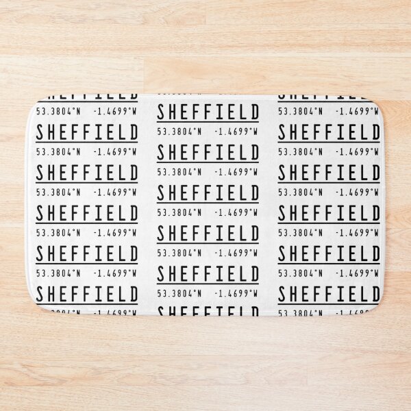 Item preview, Sheffield city Coordinates designed and sold by ElevenGraphics.