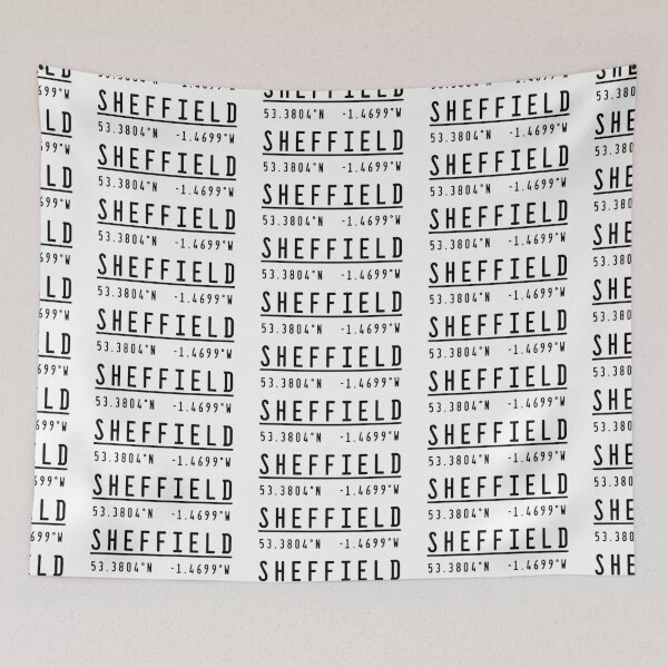 Item preview, Sheffield city Coordinates designed and sold by ElevenGraphics.