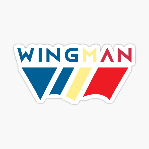 Wingman Sticker For Sale By Colourswatchez Redbubble