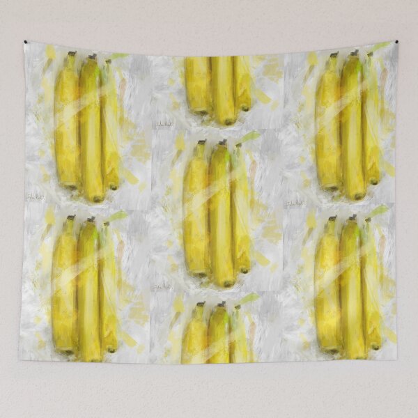 Item preview, Rectangle Bananas Painted in a Contemporary Style designed and sold by ibadishi.