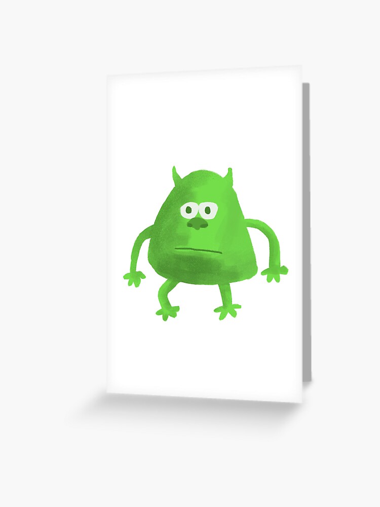 Monsters Inc Meme Greeting Cards for Sale