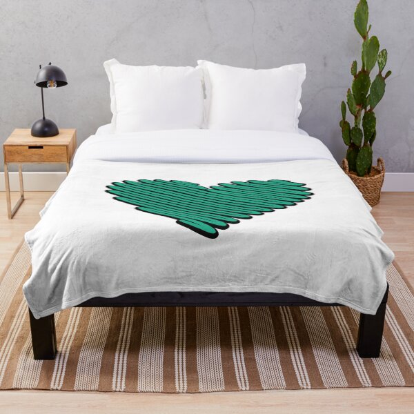 Item preview, Líneas de corazón verde sobre el fondo blanco. designed and sold by Deviser.