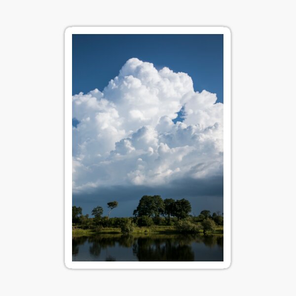 Zambezi Storm Clouds Sticker