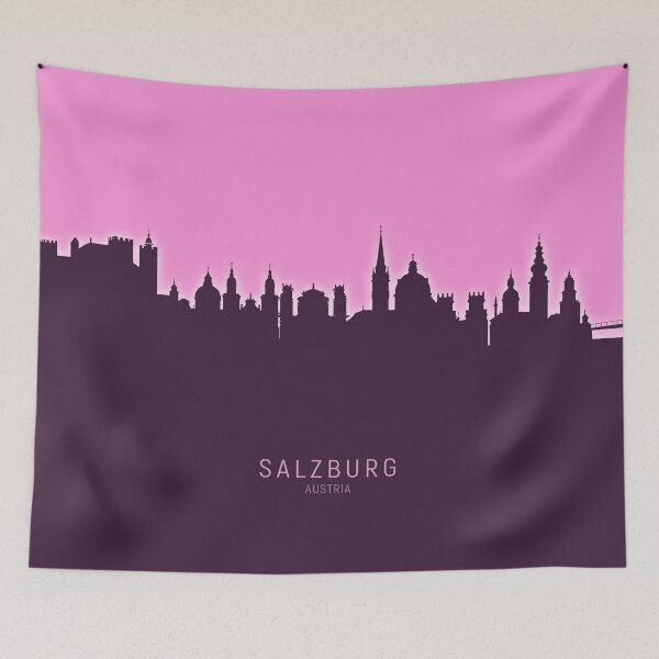 Item preview, Salzburg Austria Skyline designed and sold by ArtPrints.