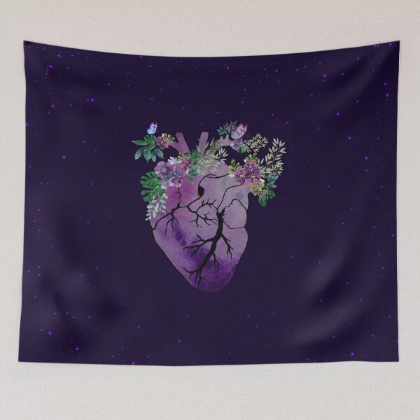 Item preview, Purple heart beat designed and sold by Tamanna Islam.