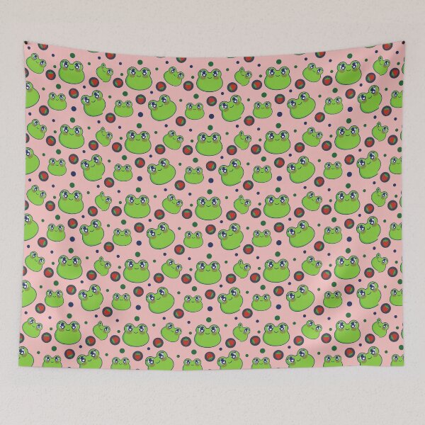 Item preview, Strawberry Frog Pattern - Pink designed and sold by m95sim.