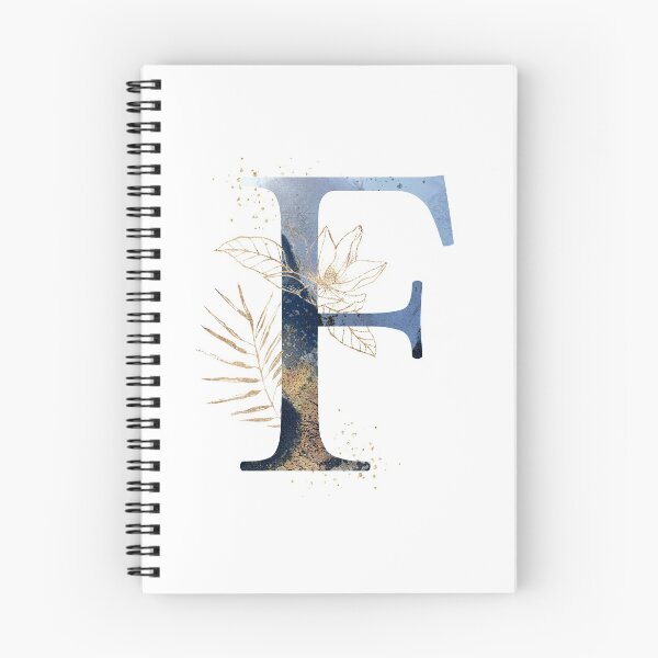 Item preview, Floral Initial Letter F, Monogrammed designed and sold by PinkLotusArt.